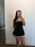 NOIR GLAM ROMPER