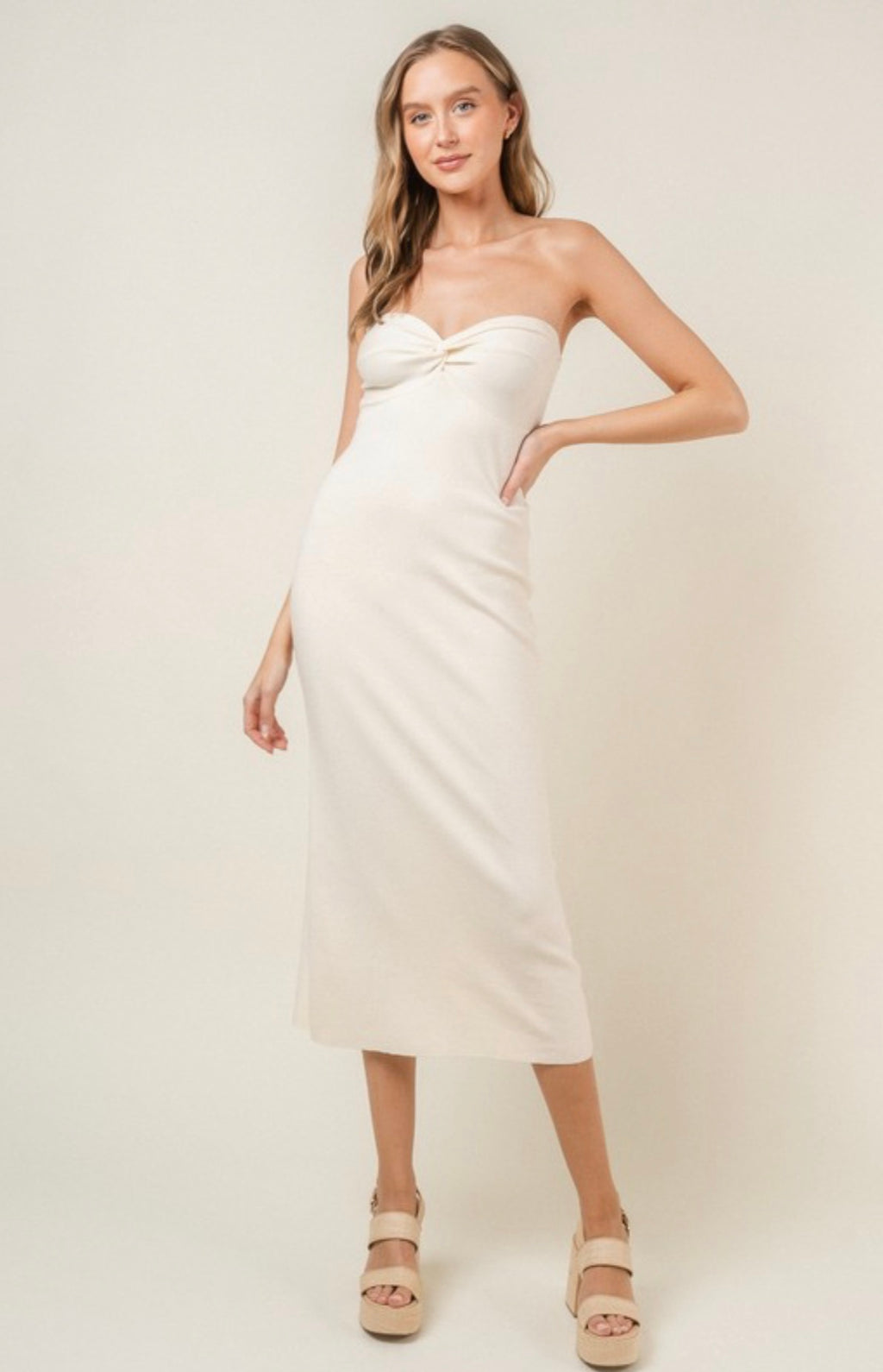 ISABELLA IVORY DRESS