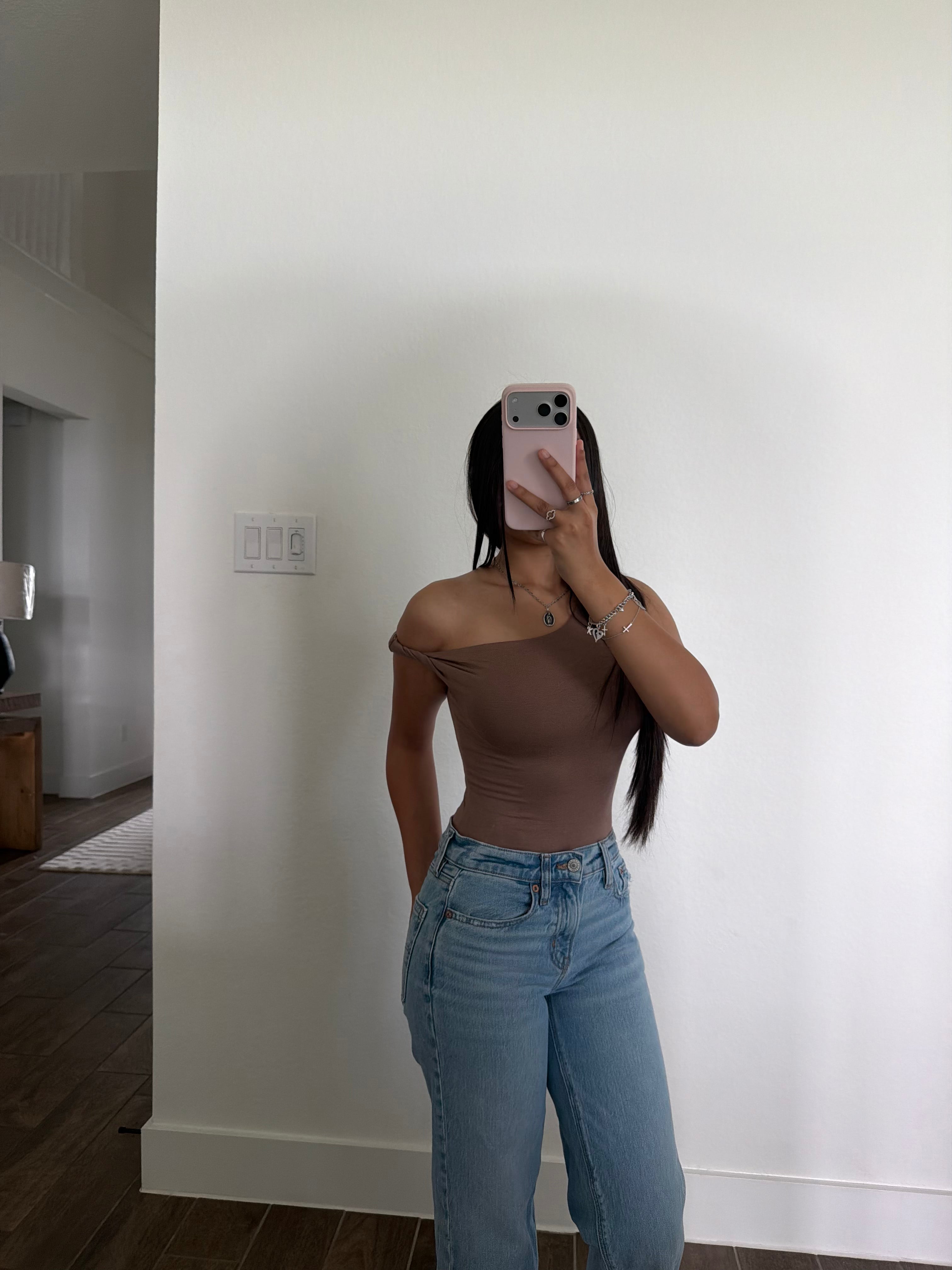 YESENIA  MOCHA BODYSUIT