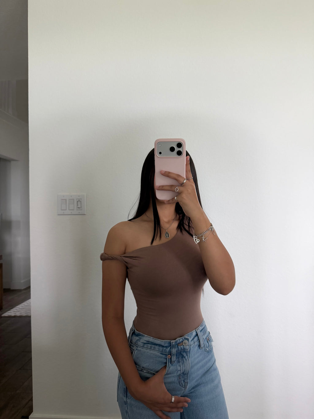 YESENIA  MOCHA BODYSUIT
