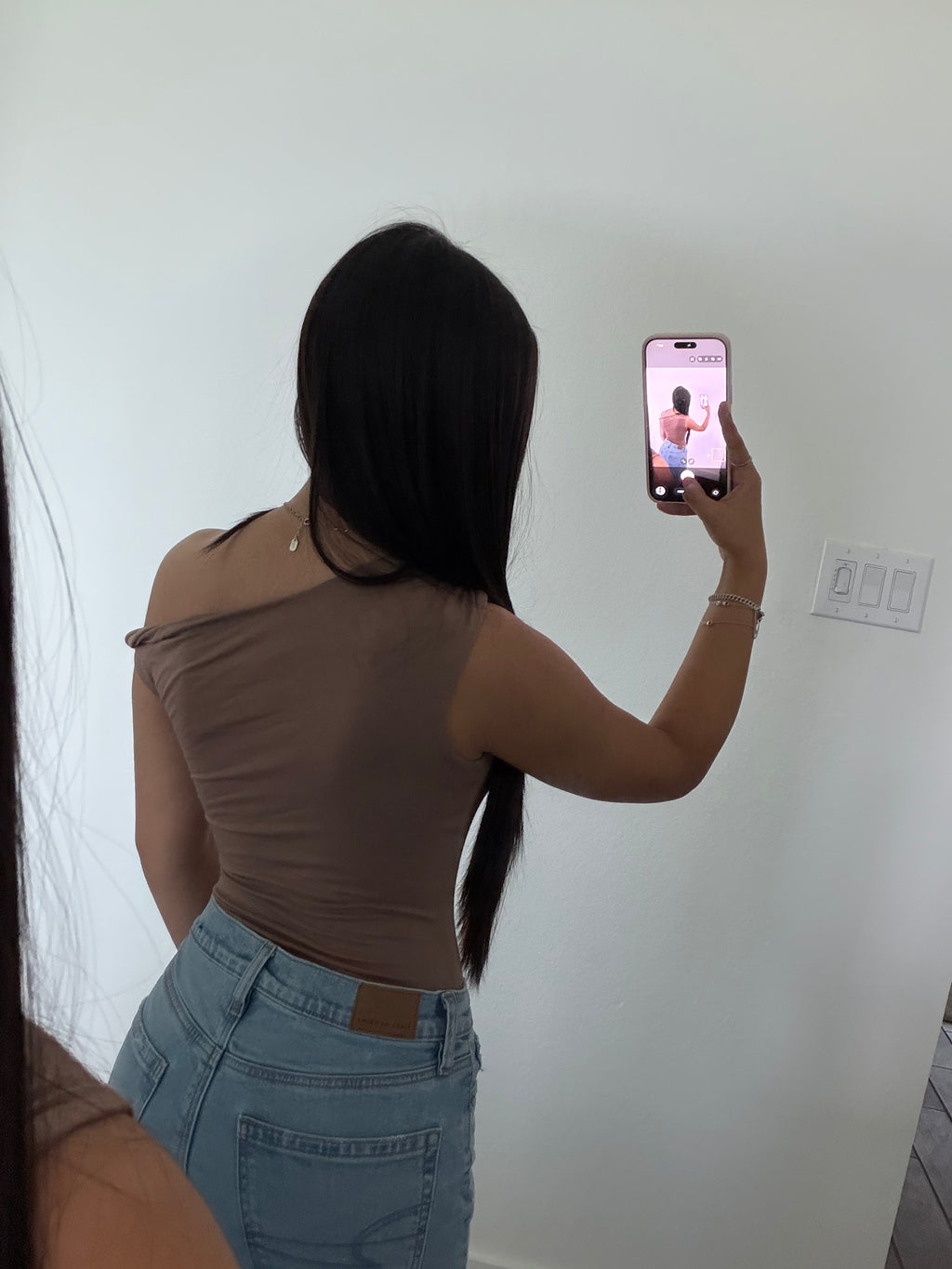 YESENIA  MOCHA BODYSUIT
